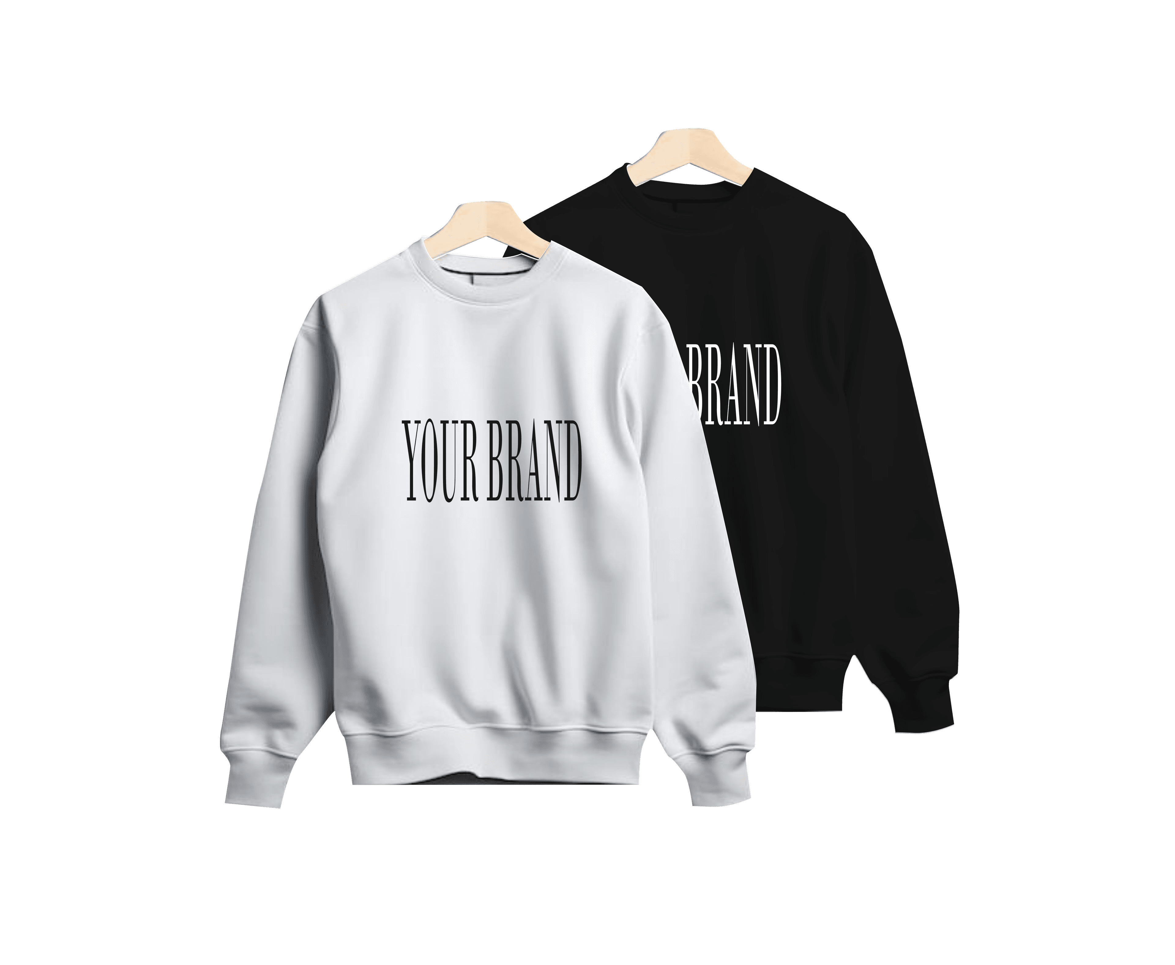 mockup long sleve editable vector cdr