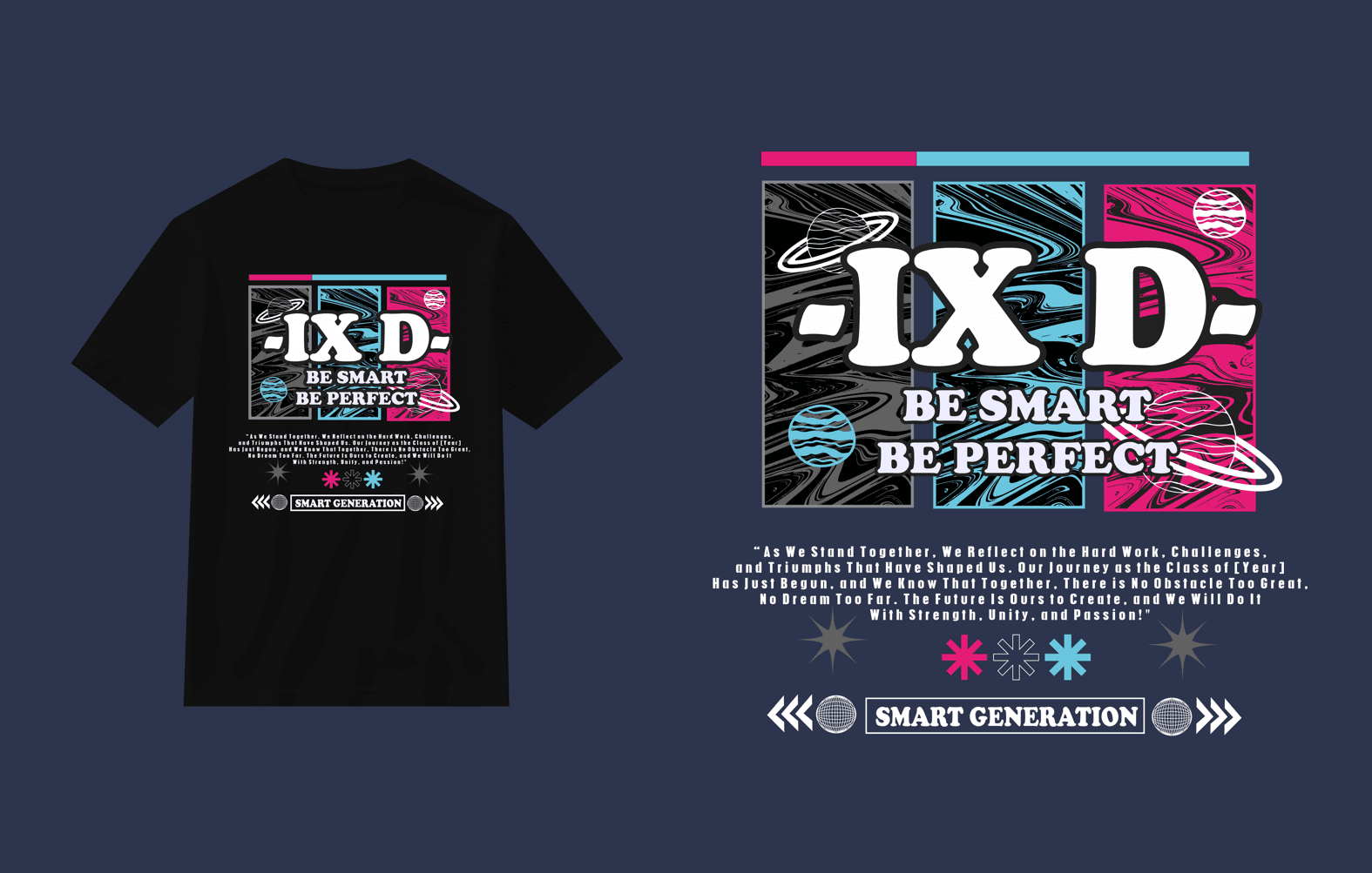 design kaos kelas editable 007 | file cdr font | editable