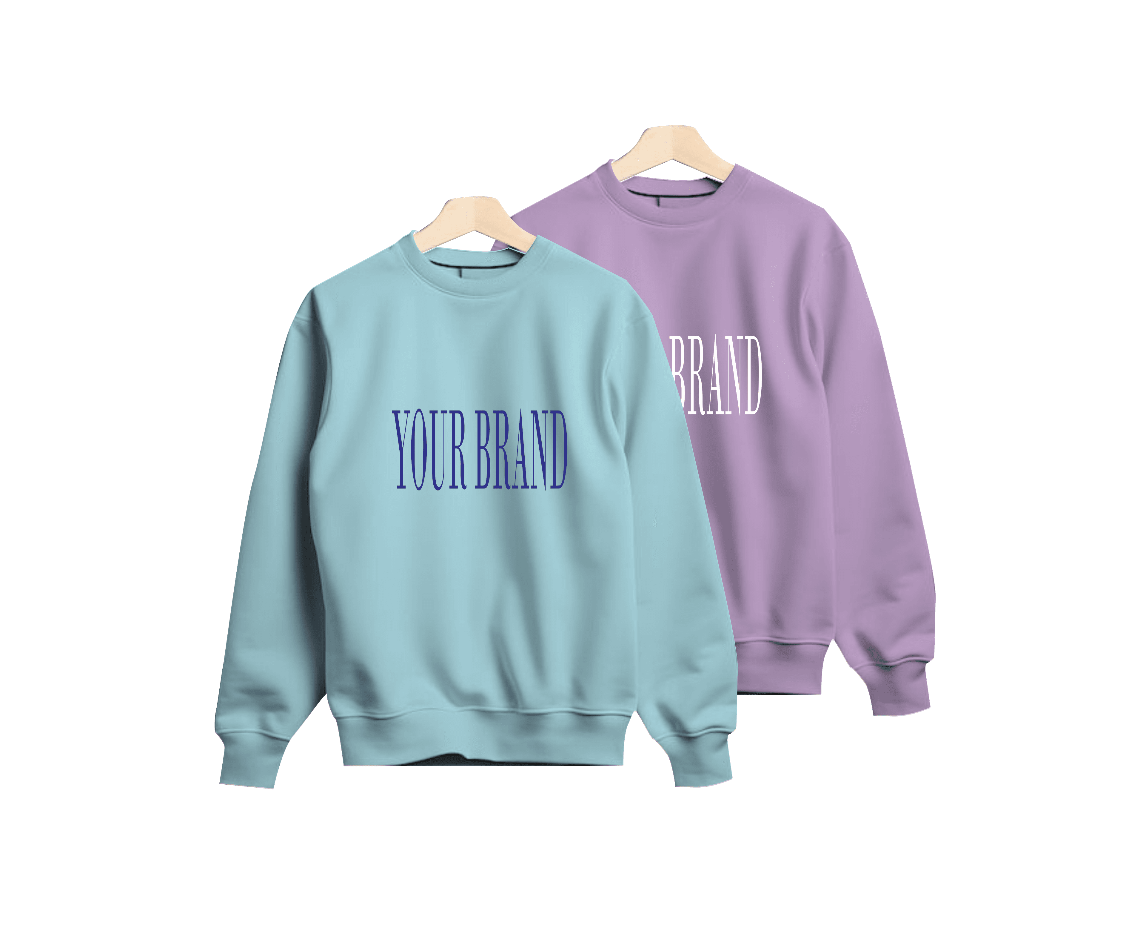 mockup kaos long sleve cdr editable vector