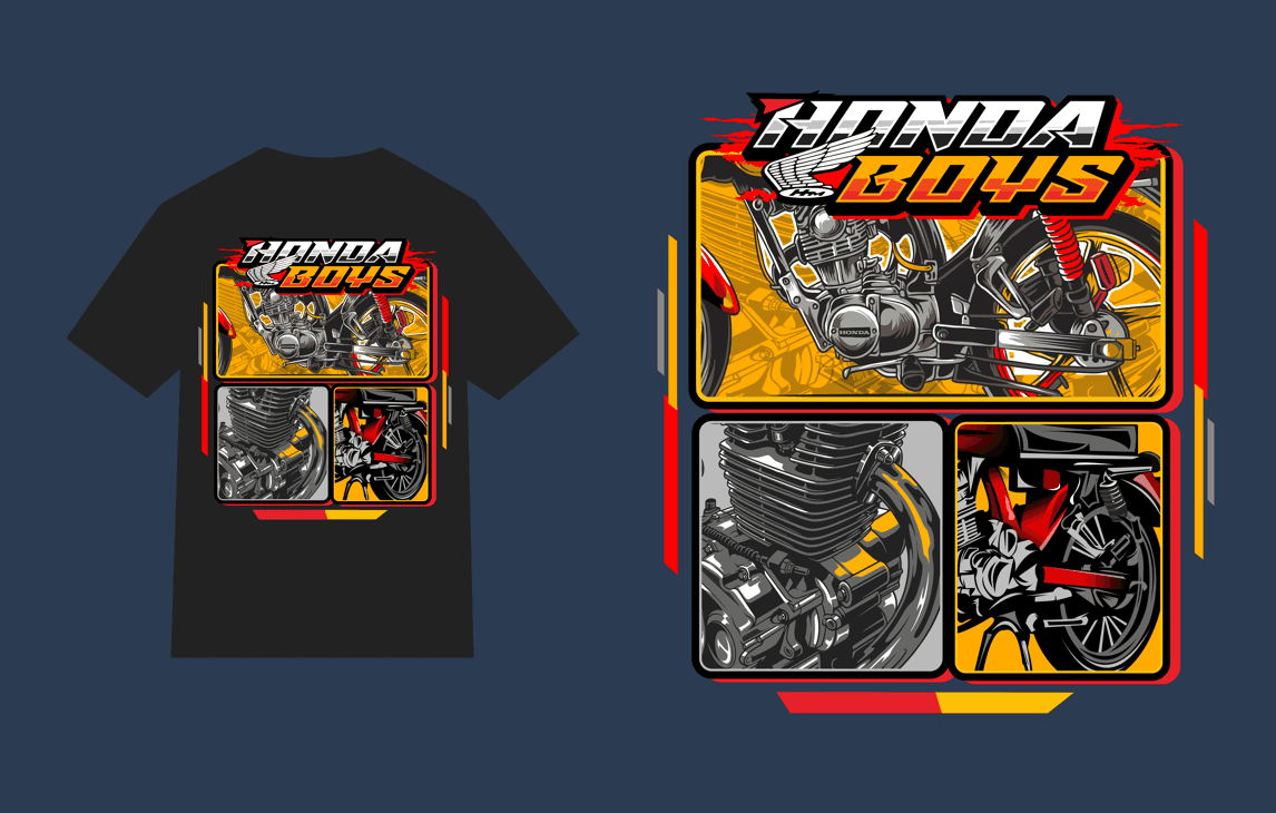 honda rider design pdf vector file