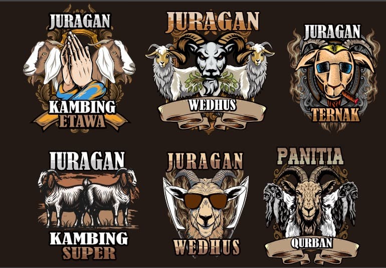 design kaos panitia qurban 005 cdr vector