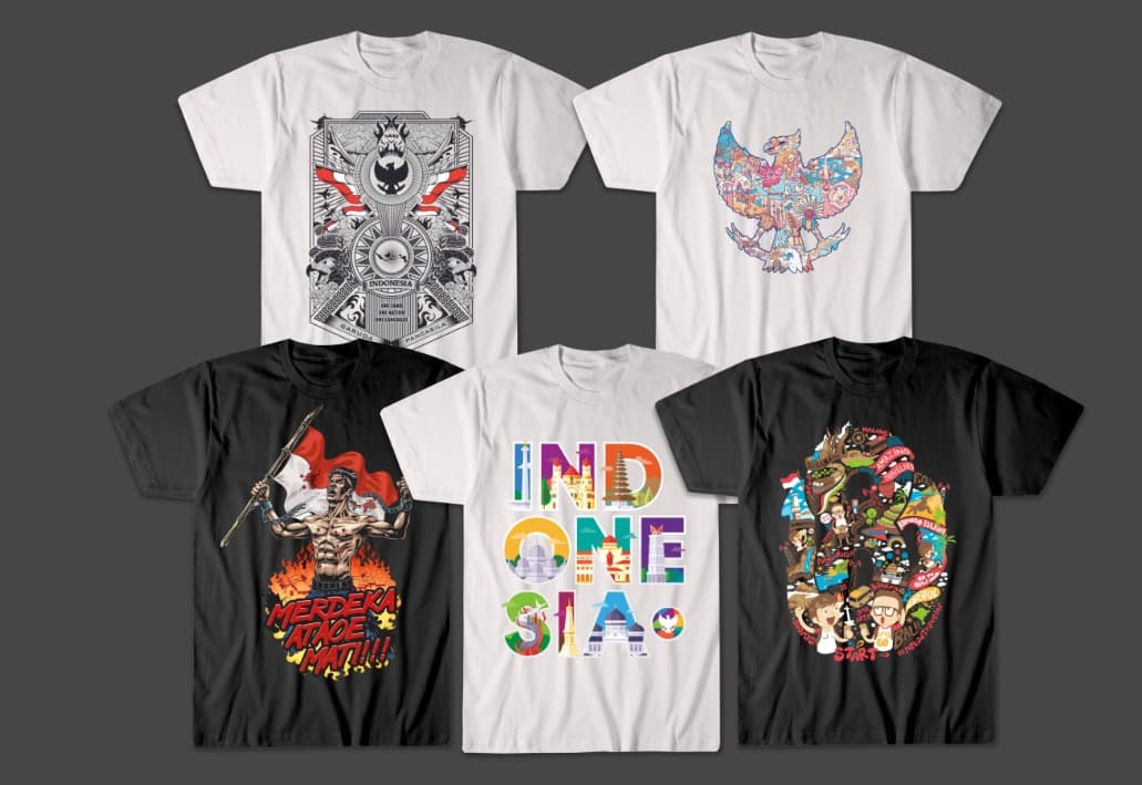 design kaos kemerdekaan bundle 5 design 001 cdr eps pdf full vector
