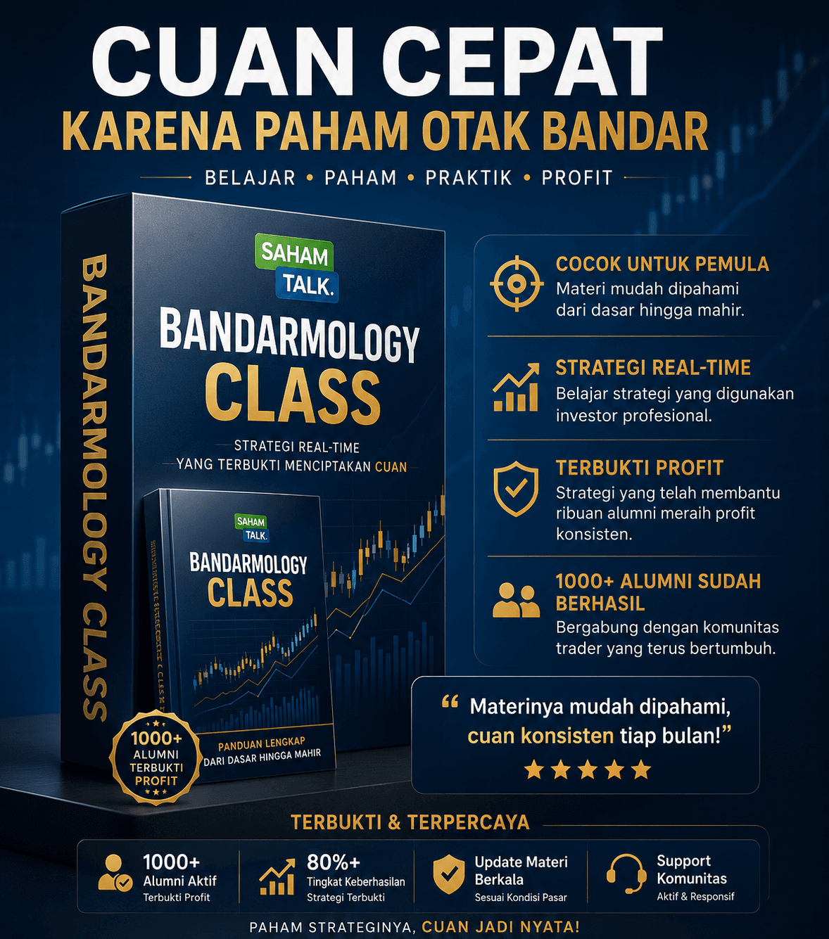 Kelas digital mengetahui strategi para bandar agar cuan terus